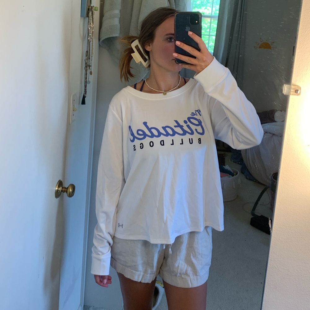 Under armor Citadel bulldogs shirt